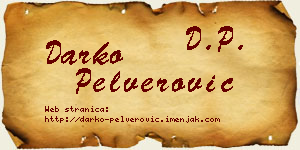 Darko Pelverović vizit kartica